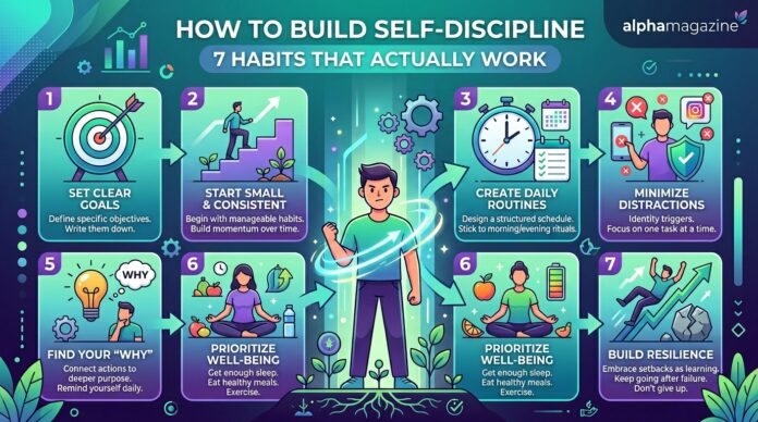 How to Build Self Discipline — 7 Habits That Actually Work