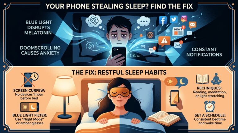 Your Phone is Stealing Your Sleep — 6 Simple Fixes That Actually Work